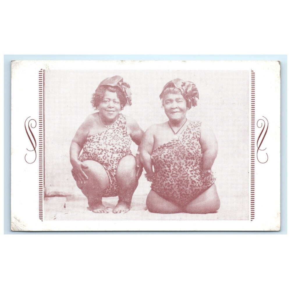 VTG Postcard Alzoria Johanna‎ Cavalcade Variety Show New York Coney Island Rare